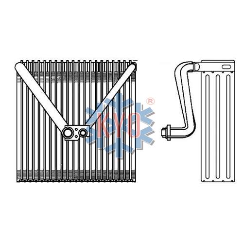 KYOEV76 0 E011 SEAT , SKODA , VW EVAPORATR OEM.6Q0820103